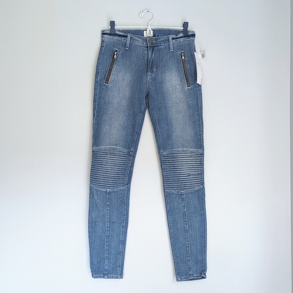 🇺🇸 NWT Hudson Stark Moto Jeans Made In USA - Picture 3 of 11